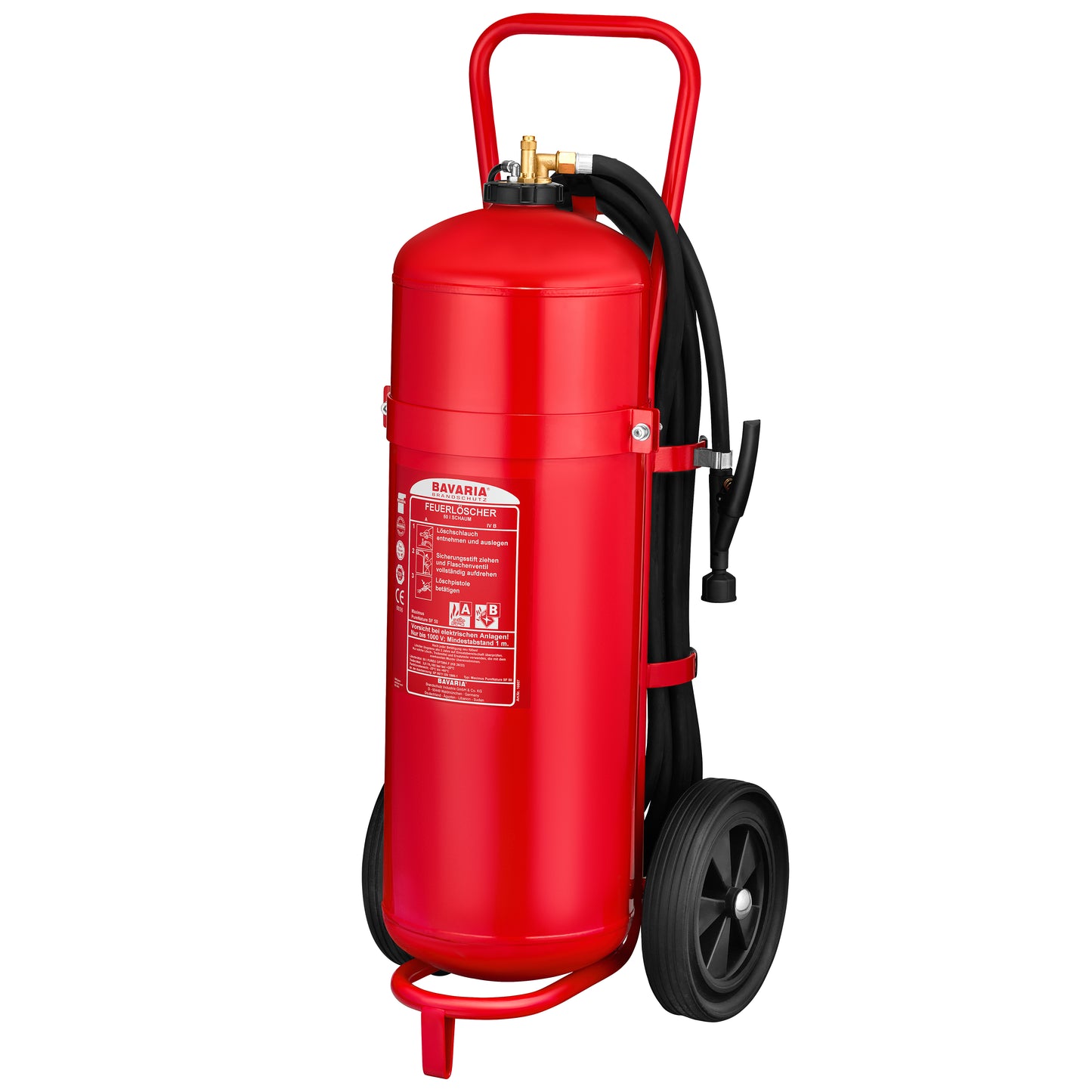 Bavaria Maximus PureNature 50 FS (50l) Schaumfeuerlöscher zum Aufladen (fluorfrei) - frostsicher