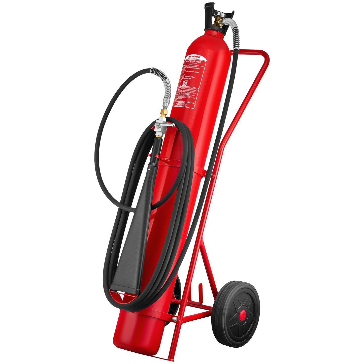 Bavaria Sigma 30 (30kg) Dauerdruck-CO2-Feuerlöscher, fahrbar