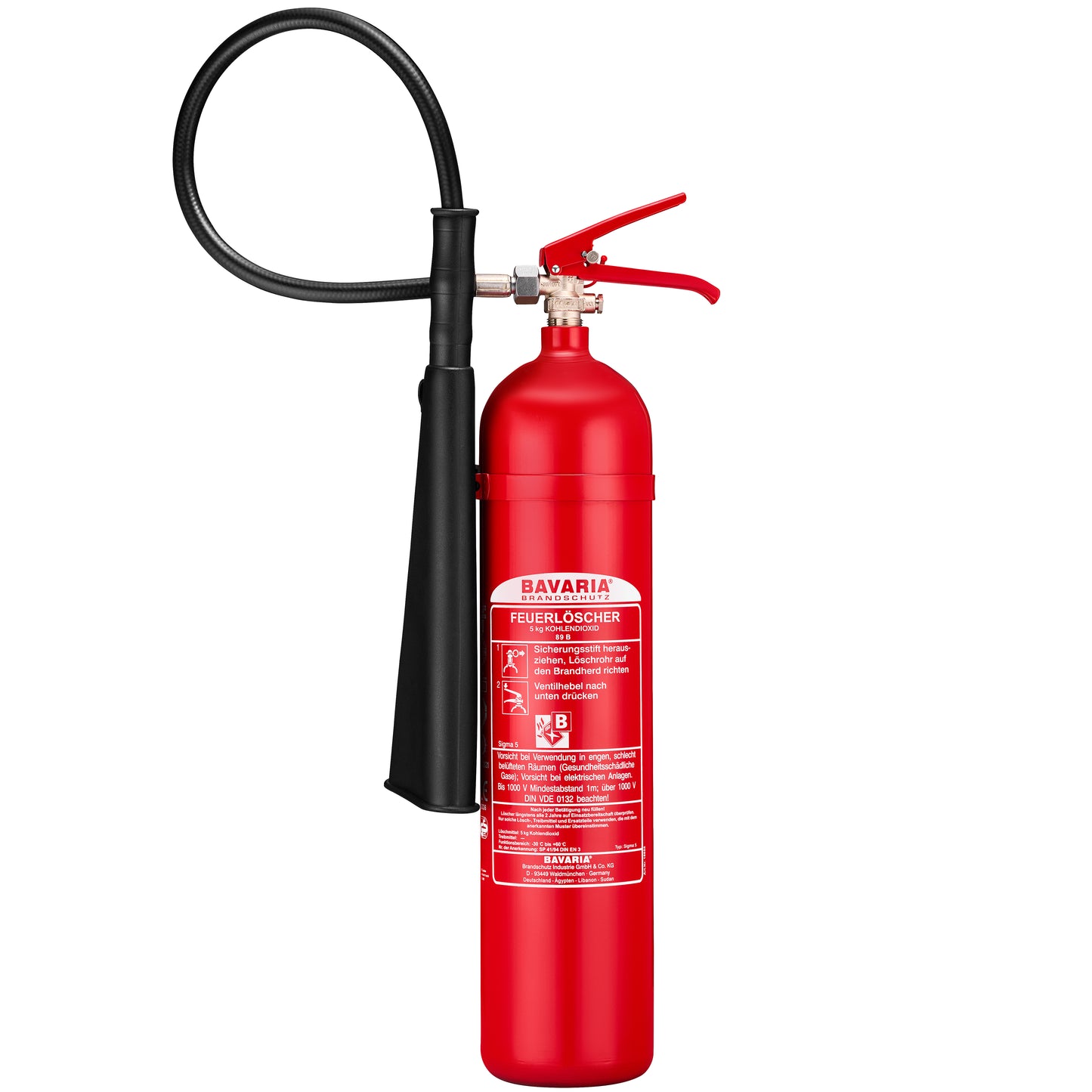 Bavaria Sigma 5 (5 LE) Dauerdruck-CO2-Feuerlöscher