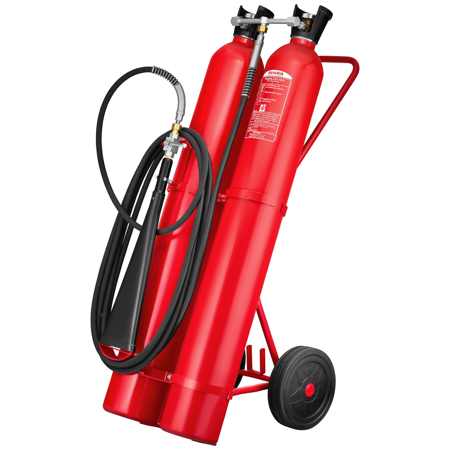 Bavaria Sigma 60 (60kg) Dauerdruck-CO2-Feuerlöscher, fahrbar