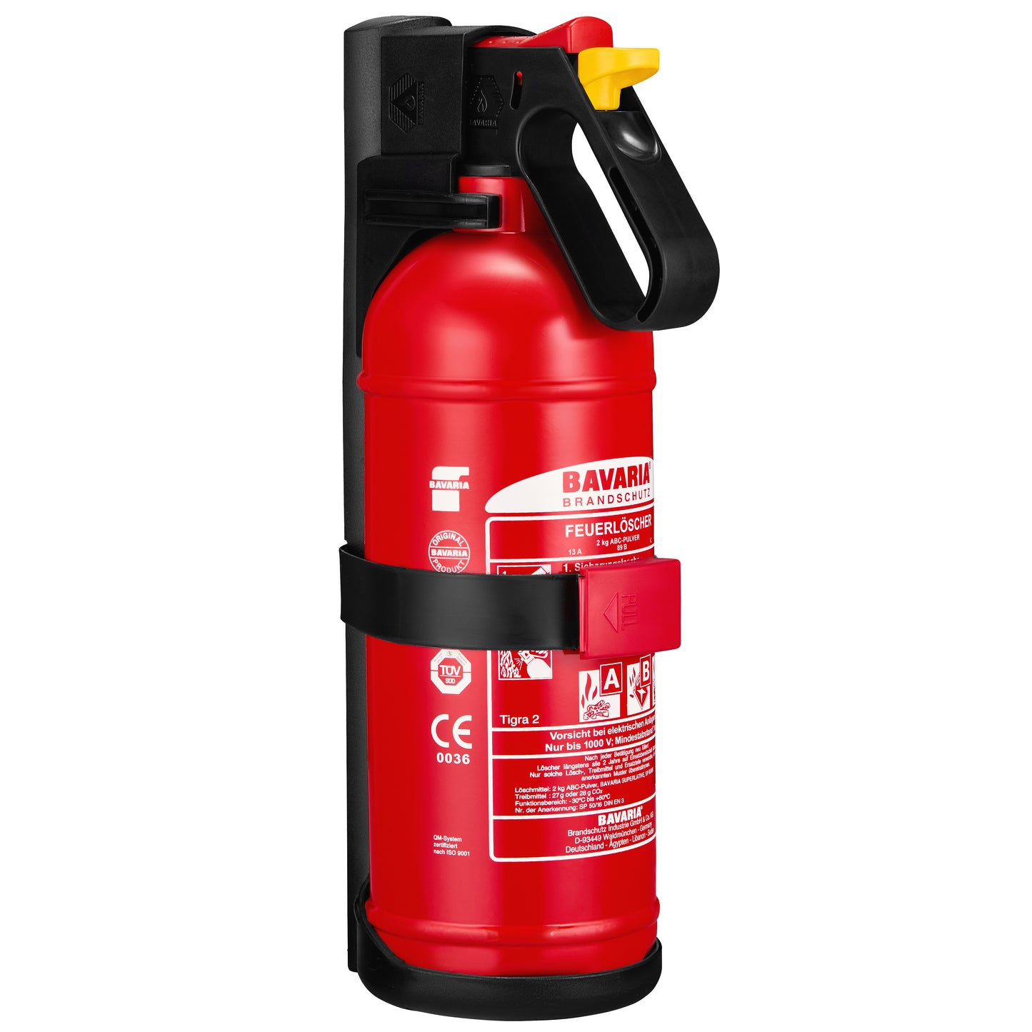 Bavaria Tigra 2 (2kg) Pulverlöscher zum Aufladen