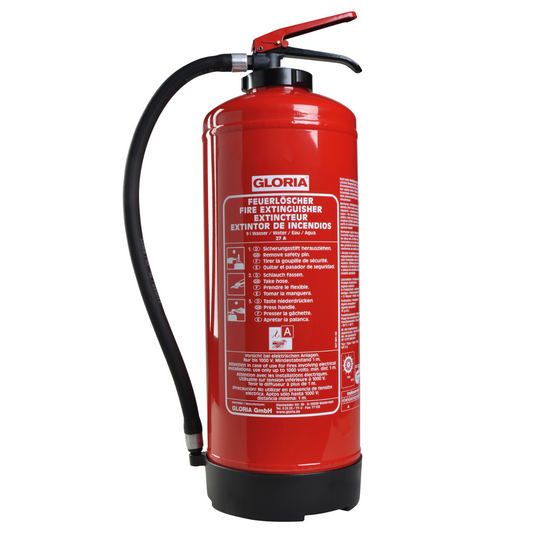 GLORIA WF 6 EASY (6l) Wasserfeuerlöscher zum Aufladen - frostsicher